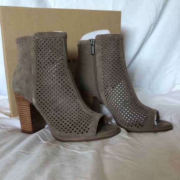 lucky brand open toe ankle boots